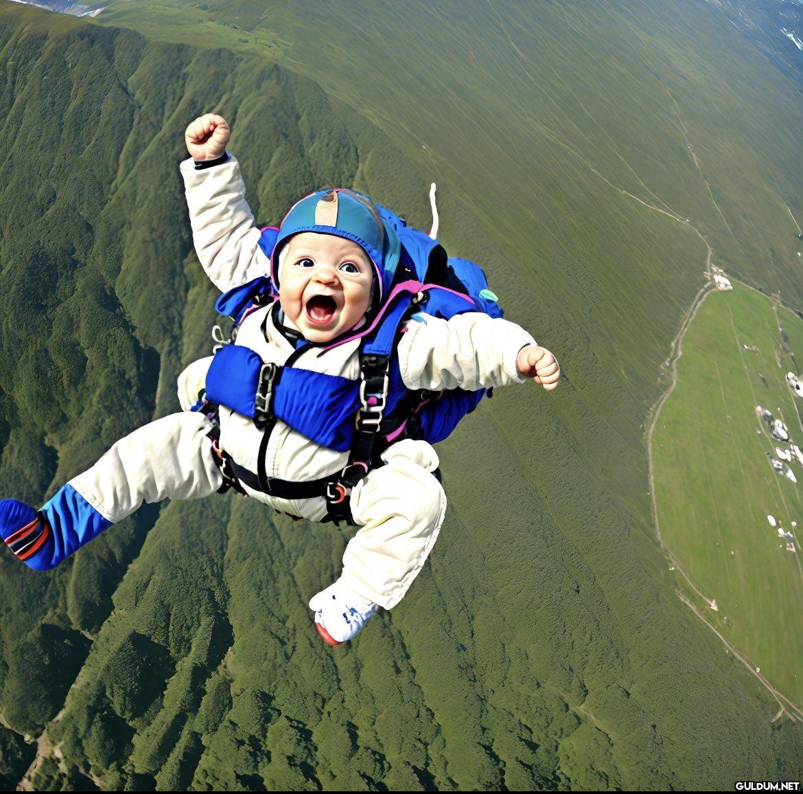 Skydiving Baby...