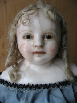 hazedolly: Tauchwachs-Puppe um 1850 /1860