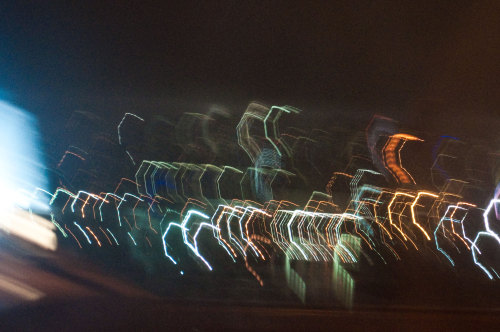 three photos I forgot I had taken - in a cab back to my sister&rsquo;s after a cancelled flight 