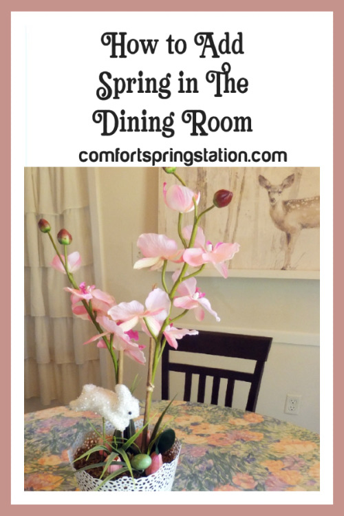 How to Add Spring in the Dining Room