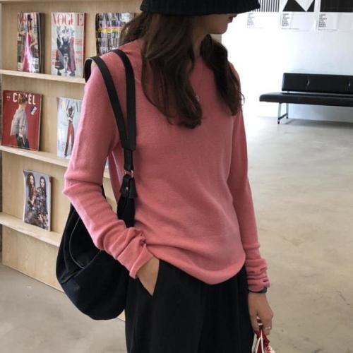 Candy Color Round Neck Sweater starts at $32.90 ✨✨Tag your friend if you think he/she fits it well