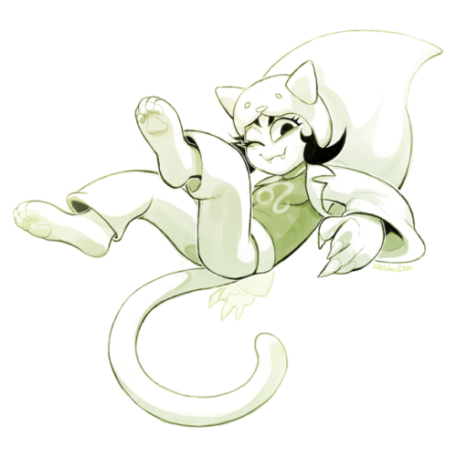 sketchoodles:A purrfect girl