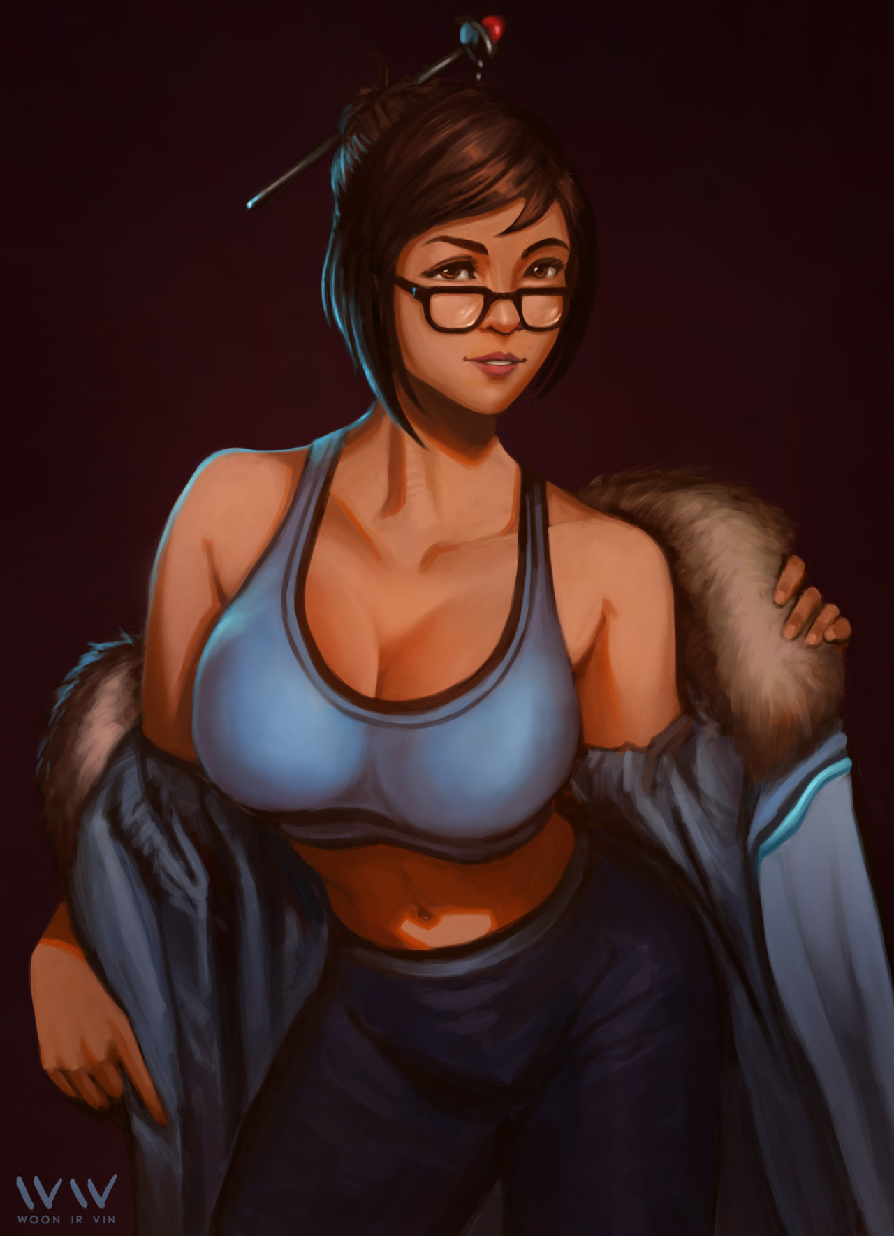 wiv-art:  Mei’s a close second in my books for best girl in Overwatch. She’s