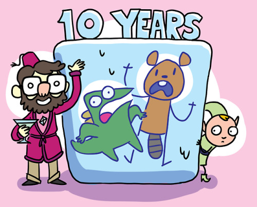 eruditebaboon:It was ten years ago today that I posted the final Beaver and Steve strip. Christ I&rs