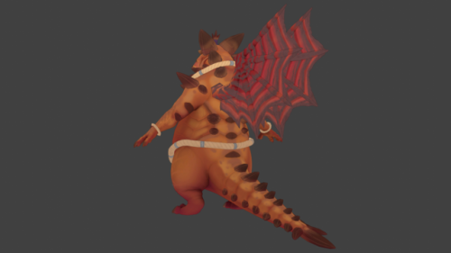 Spyro Reignited Trilogy - Magnus (details, Flat Shaded) |more Renders Full Size 