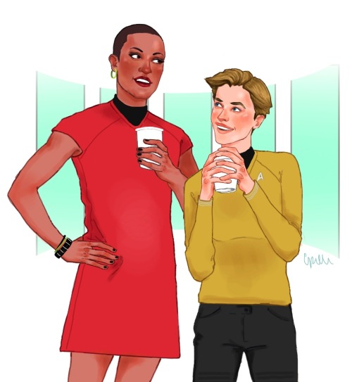 it-varys: celestedoodles: kirk and her crew — an AU where all of the main character Enterprise