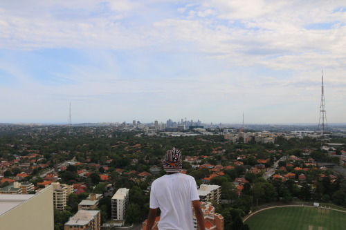 Uninterrupted landscape view of St. Leonards, North Sydney and Sydney CBD from Chatswood on Sydney’s North Shore