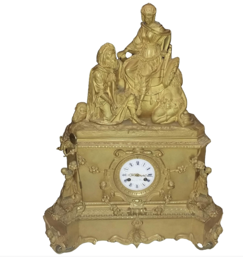 “Everywhere they were porcelain shepherdesses, table clocks made by the famous Leroy, little b