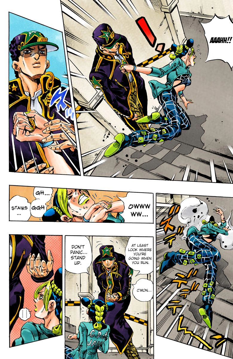 Jotaro's Death Scene, Pucci Sliced Jotaro's Face after Saves Jolyne