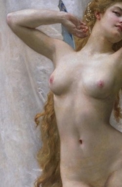 lagoniedesanges:Guillaume Seignac,The Awakening of Psyche (detail) 1904