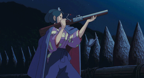 Lady Eboshi’s optional GIFs for Ghibli Card.