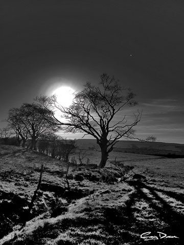 craigduncanart:  DARK WALKING A walk in the dark on a lonely Scottish hill. Craig Duncan Art www.craigduncanart.co.uk