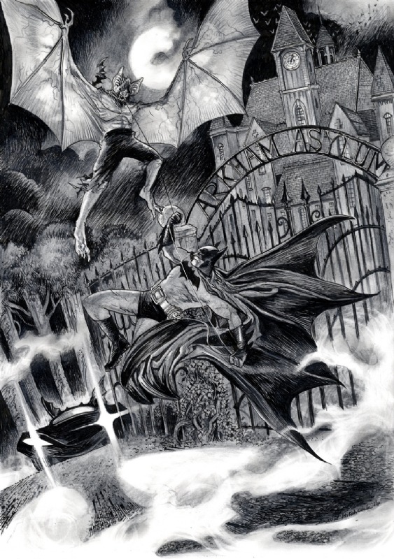 xombiedirge:  The Dark Knight by David Hitchcock