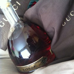 phuckindope:  D’ussé and Gucci 