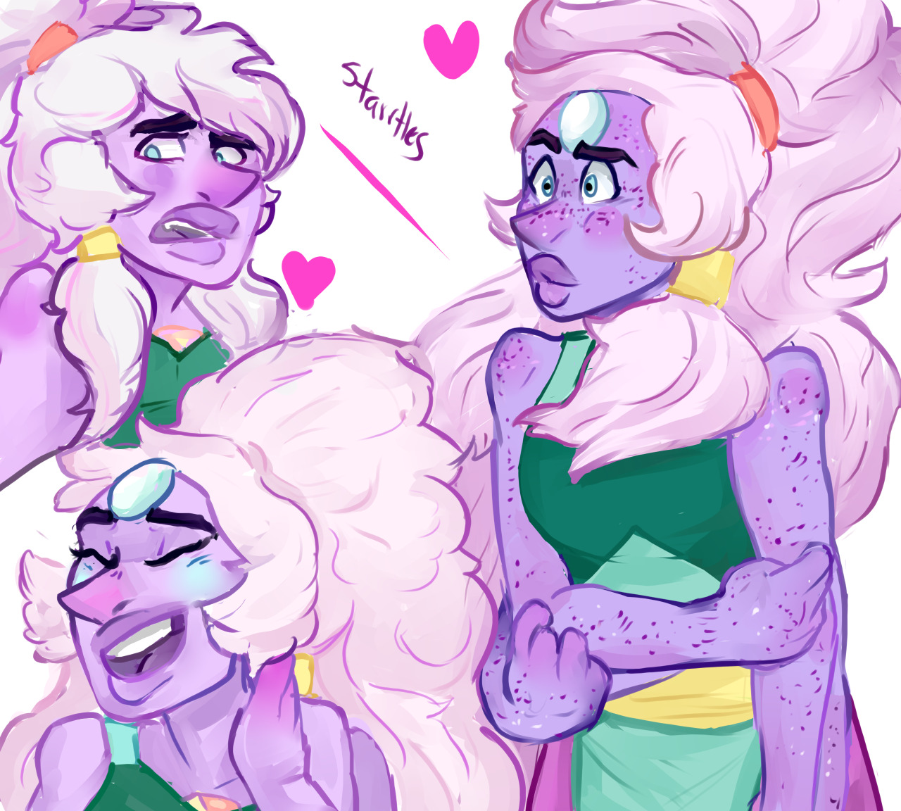 starrtles:  I want Opal with freckles (though I must credit @piikeo for that inspiration)