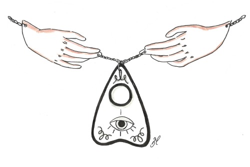 Inktober 27: A first design for a necklace I want to make for my halloween costume