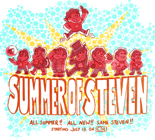madridista-forever:  Here’s the schedule of new Steven Universe episodes that will be airing throughout the next month starting on Monday!  This post will be updated as more air dates are released.  Mon July 18th - 7:00 PM (EST) - 306 - Steven Floats