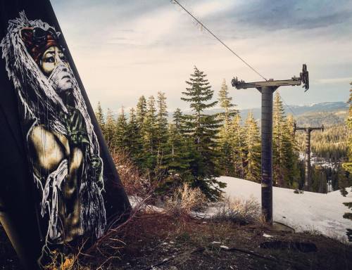 Abandoned Ski Resort, Sierra Nevada Mountains. #eddiecolla #salvageportraits #atavisms