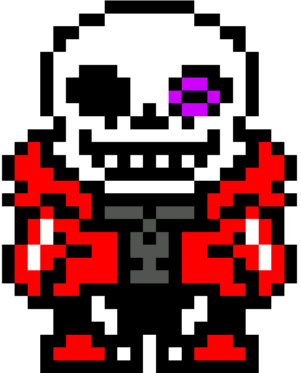 Pixilart - Hardtale Sans pixel art by Anonymous