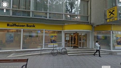 streetview-snapshots: Raiffeisen Bank, Arany Janos U, Gyor
