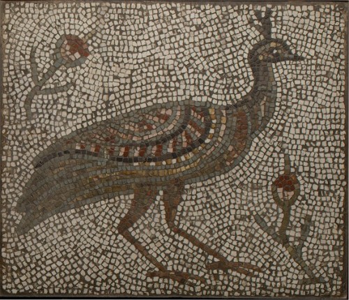 met-medieval-art:Mosaic with a Peacock and Flowers, Metropolitan Museum of Art: Medieval ArtGift of 