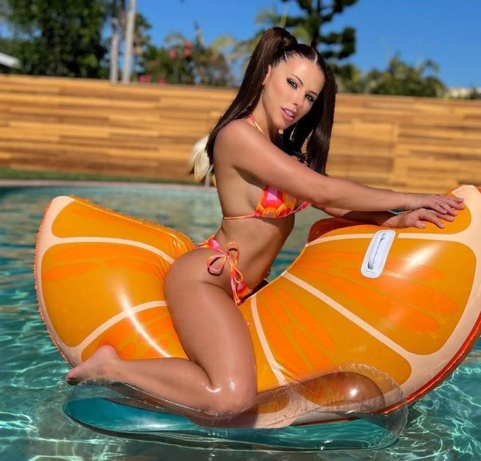 “Stop humping the pool float, Adriana!” shouted Mr. Crude. She laughed and replied, “But, it feels good!”“Come over here and I’ll do something that’ll feel even better,” he responded.She jumped off the float