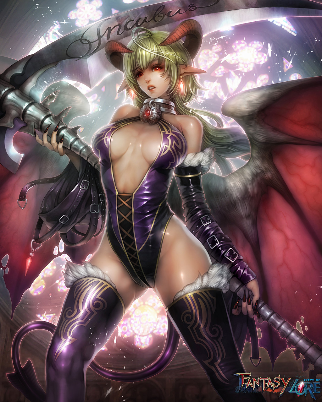 art-of-cg-girls:Fantasy Lore (Succubus) by JYB Art 【照夜白】