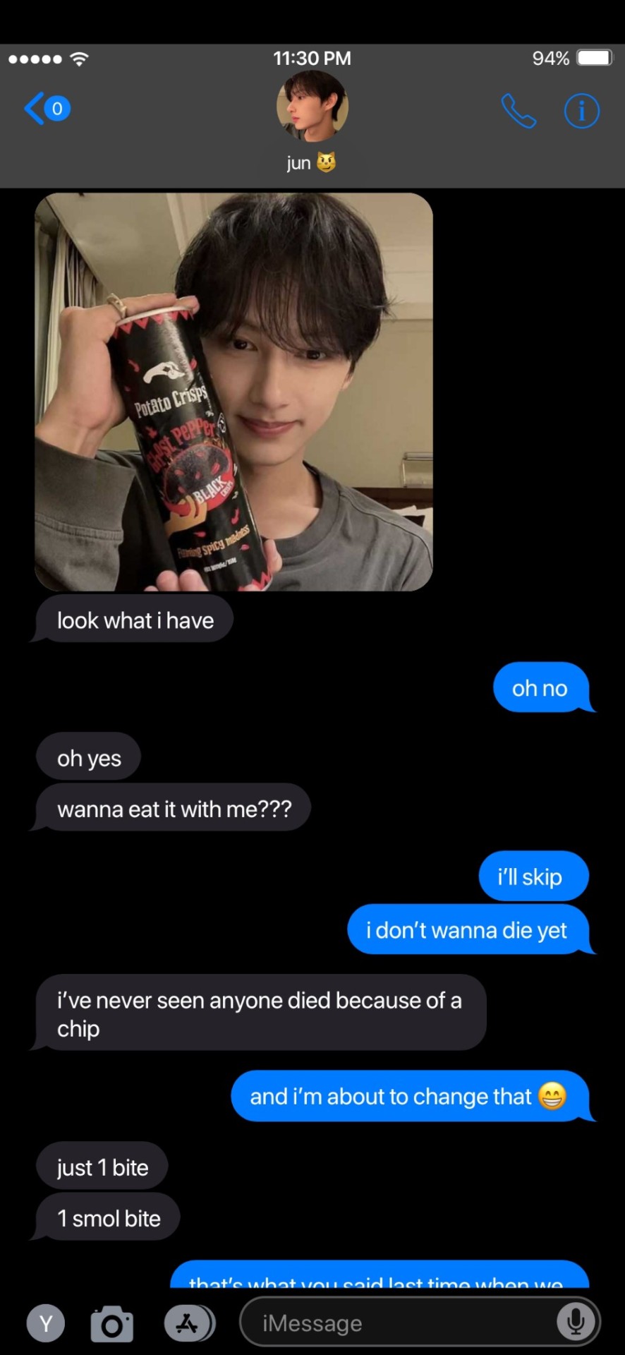 Bf Texts With Jun!