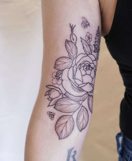 linework tattoos