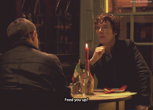 ∞ Scenes of SherlockOh… alright.