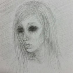 quick sketch i did last night in a pathetic attempt to do something productive with my overwhelming sadness lol it sucks, i know :(