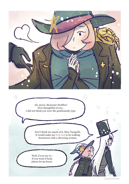 a winter stroll ⚙️ (please help the man)