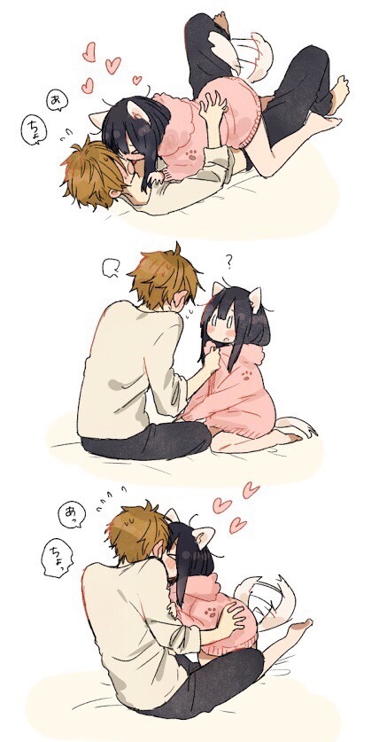 aesthetic-crybabyxx:  Me and my babyy☺️ (Cred to the artist)