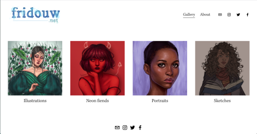 I have a new official website! :D You can now find my portfolio and contact information on fr
