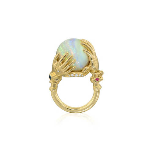 allaboutrings: Opal, Sapphire, Ruby, and Diamond Tarot Ring