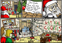 advice-animal:  Leaving Cookies For Santa.http://advice-animal.tumblr.com/