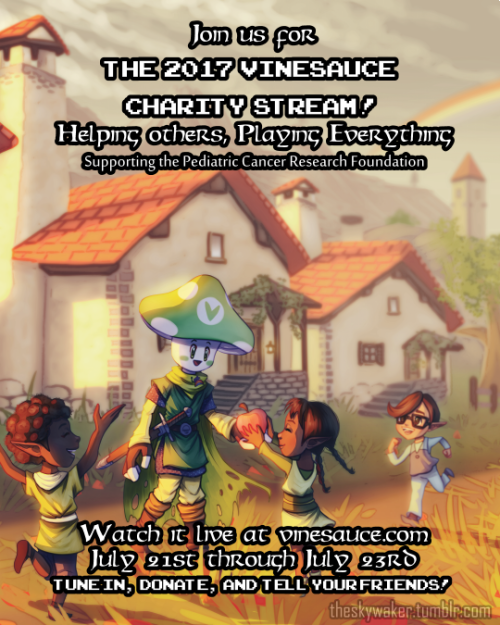 triforce-princess: theskywaker: From July 21st to July 23rd, vinesauce.com will be streaming to rais