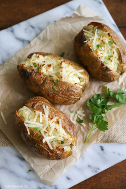 lets-just-eat:  Twice Baked Ranch Potatoes 