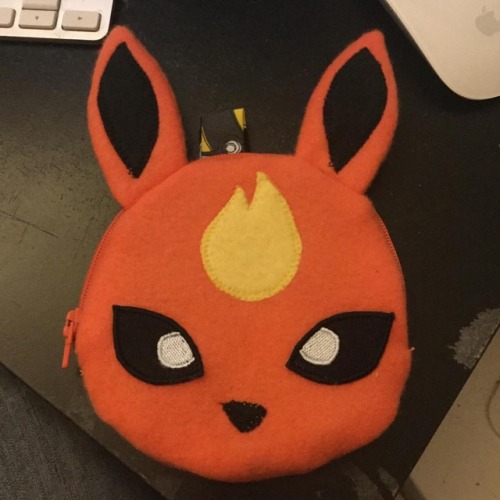 New product? :D more to come soon! Used @sewdesune &rsquo;s newest free pattern. #flareon #pokemon #