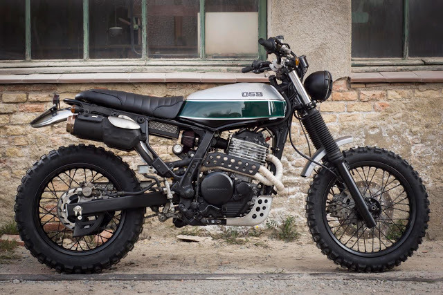 caferacerpasion:  Honda NX650 Dominator Street Tracker by OSB Soul Bikes | www.caferacerpasion.com