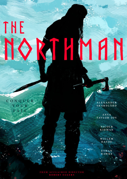 my alternative poster for THE NORTHMAN (2022)