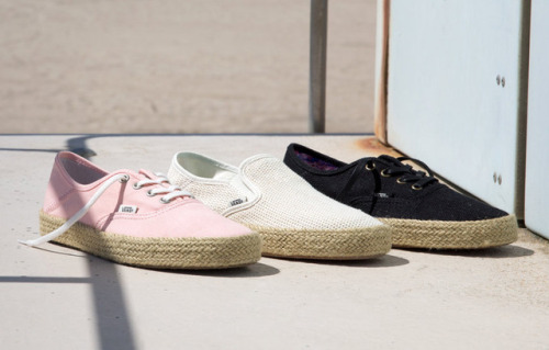 Update your spring style with Vans Surf espadrilles.