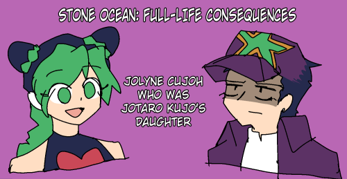 This is exactly how Stone Ocean started what are you talking about