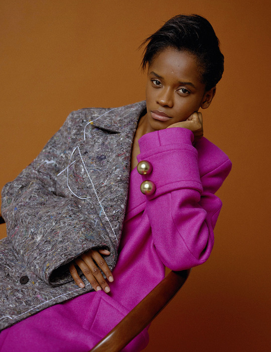 Letitia Wright photographed by Charlotte Hadden