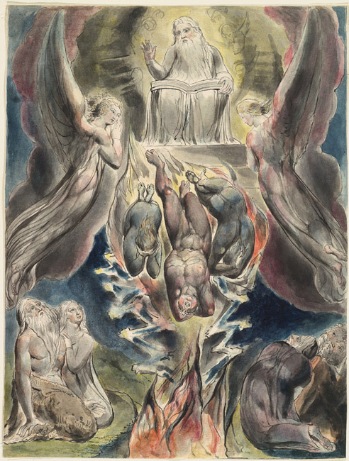 the-unknown-friend:   &ldquo;The Fall of Satan&rdquo;, by William Blake 