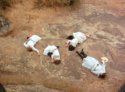 bimorgana:Everything begins and ends at exactly the right time and place.Picnic at Hanging Rock (197