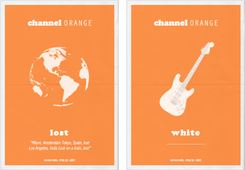 minimal-pulse:“FRANK OCEAN - Channel Orange (2012)” -Concept Posterscreated by Minimal Pulse Art [