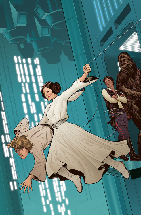 joequinones: Hey, my variant cover to issue 50 of Marvel’s Star Wars comic hits the stands tod