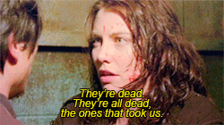 walking-dead-icons:  Glenn and Maggie in The Walking Dead 6x13 “The Same Boat”Gifs