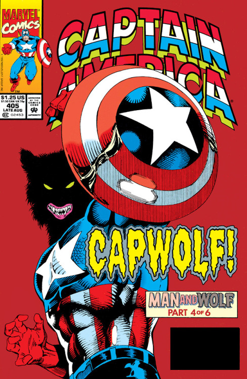 starspangledshitpost:Captain America No. 405, 1992